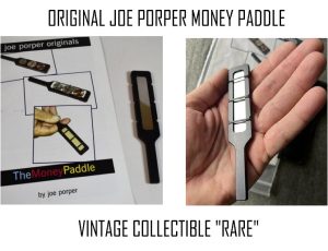 MONEY PADDLE ORIGINAL By JOE PORPER "VINTAGE COLLECTIBLE"