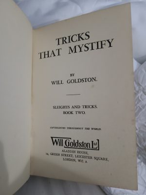 AUTOGRAPHED TRICKS THAT MYSTIFY by WILL GOLDSTON