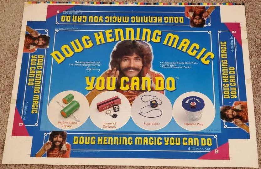 HENNING MAGIC SET LABEL BOX COVER